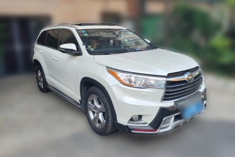 Used Toyota Highlander 2017 2.0T Four-Wheel Drive Luxury Navigation Version 7 Seats Front Right 45 Deg