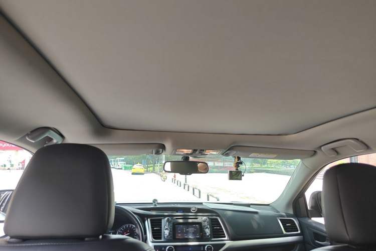 Used Toyota Highlander 2017 2.0T Four-Wheel Drive Luxury Edition 7 Seats Headliner