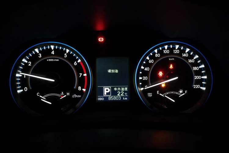 Used Toyota Highlander 2017 2.0T Four-Wheel Drive Luxury Edition 7 Seats Instrument Cluster