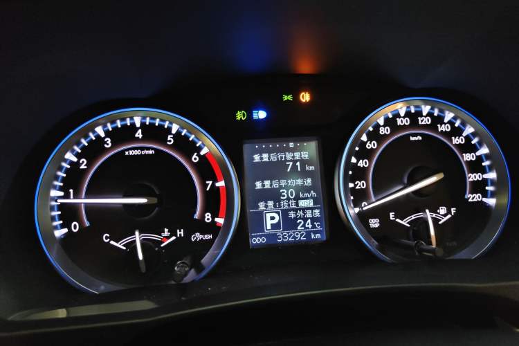 Used Toyota Highlander 2017 2.0T Four-Wheel Drive Luxury Edition 7 Seats Instrument Cluster
