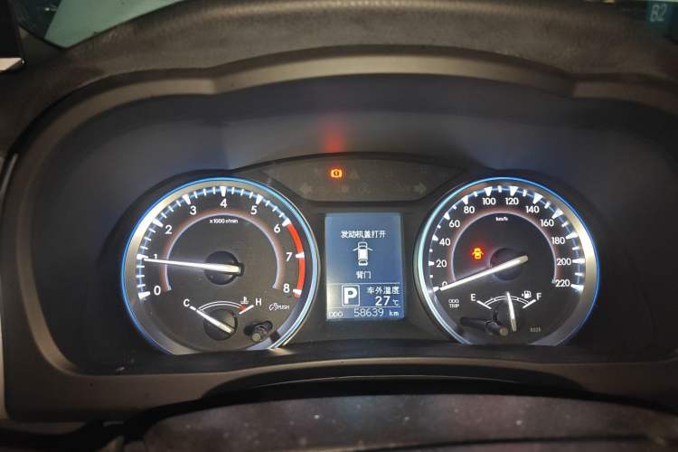 Used Toyota Highlander 2017 2.0T Four-Wheel Drive Luxury Edition 7 Seats Instrument Cluster