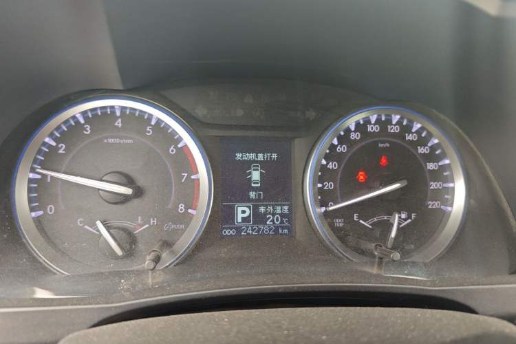 Used Toyota Highlander 2017 2.0T Four-Wheel Drive Luxury Edition 7 Seats Instrument Cluster