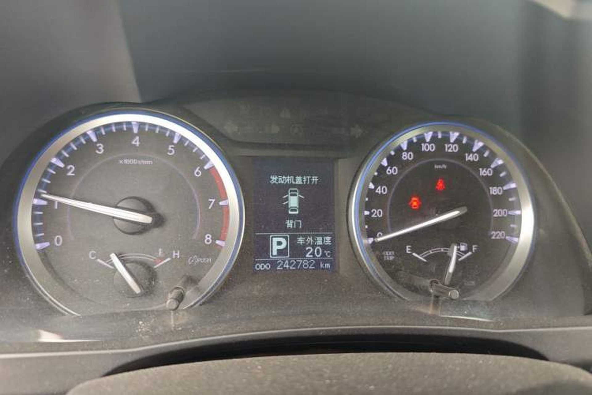 Used Toyota Highlander 2017 2.0T Four-Wheel Drive Luxury Edition 7 Seats Instrument Cluster