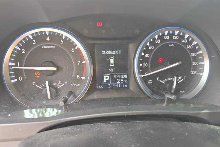 Used Toyota Highlander 2017 2.0T Four-Wheel Drive Luxury Edition 7 Seats Instrument Cluster