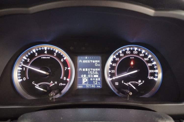 Used Toyota Highlander 2017 2.0T Four-Wheel Drive Luxury Edition 7 Seats Instrument Cluster