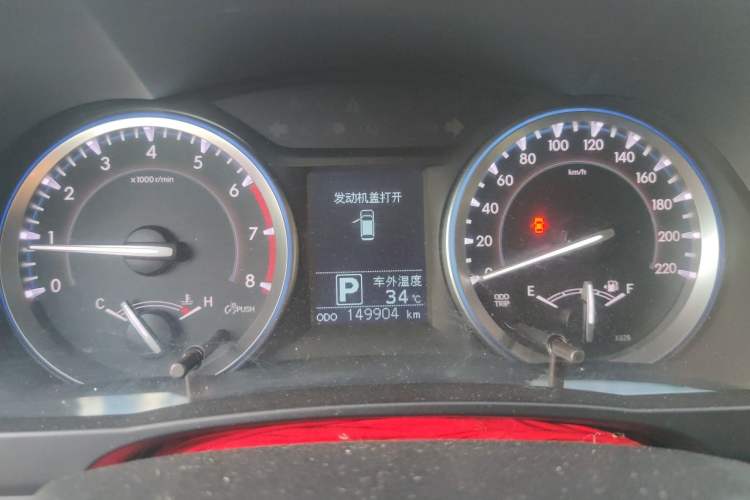 Used Toyota Highlander 2017 2.0T Four-Wheel Drive Luxury Navigation Version 7 Seats Instrument Cluster