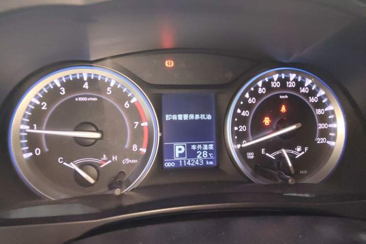 Used Toyota Highlander 2017 2.0T Four-Wheel Drive Luxury Edition 7 Seats Instrument Cluster