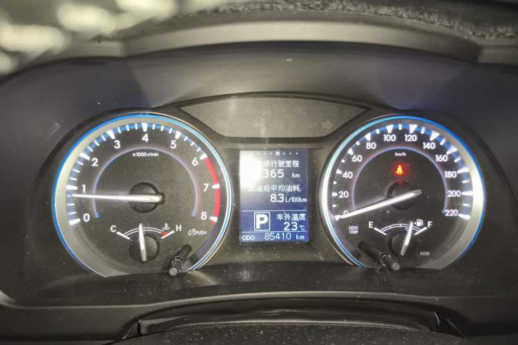 Used Toyota Highlander 2017 2.0T Two-Wheel Drive Luxury Edition 7 Seats Instrument Cluster