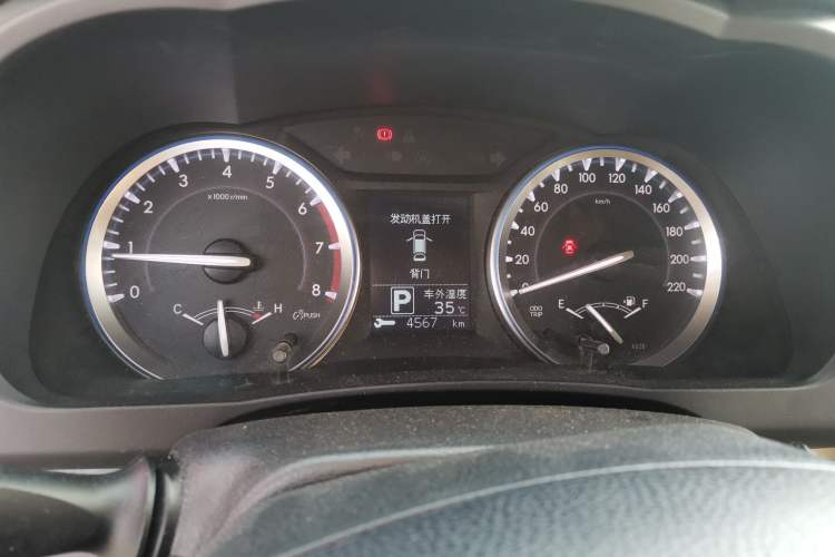 Used Toyota Highlander 2017 2.0T Four-Wheel Drive Luxury Edition 7 Seats Instrument Cluster