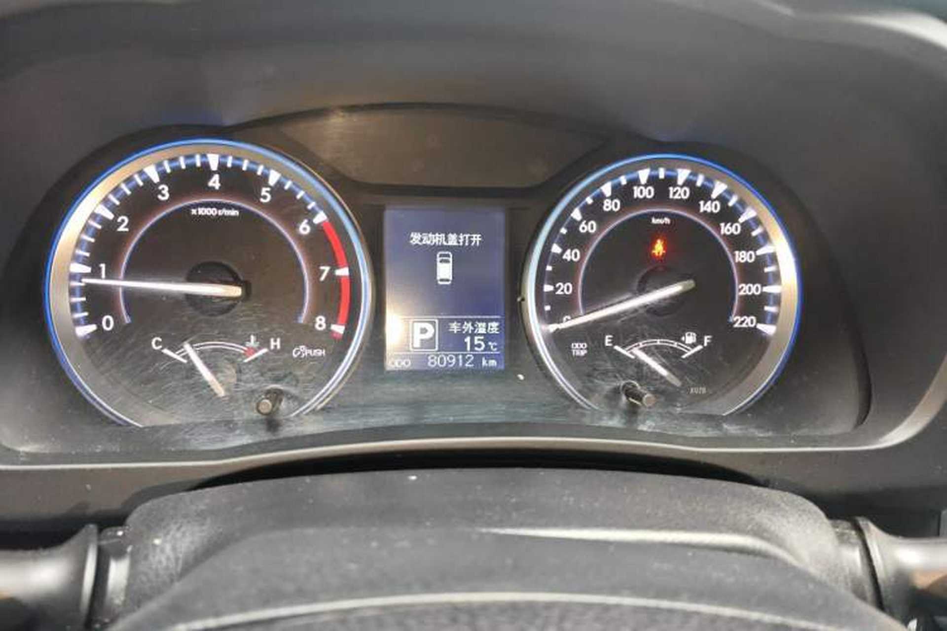 Used Toyota Highlander 2017 2.0T Two-Wheel Drive Luxury Edition 7 Seats Instrument Cluster