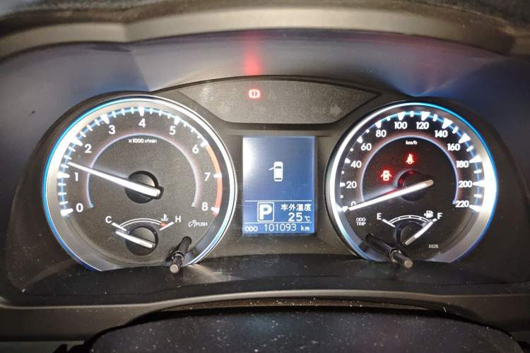 Used Toyota Highlander 2017 2.0T Four-Wheel Drive Luxury Edition 7 Seats Instrument Cluster