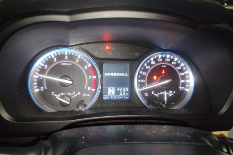 Used Toyota Highlander 2017 2.0T Two-Wheel Drive Elite Version 7 Seats Instrument Cluster