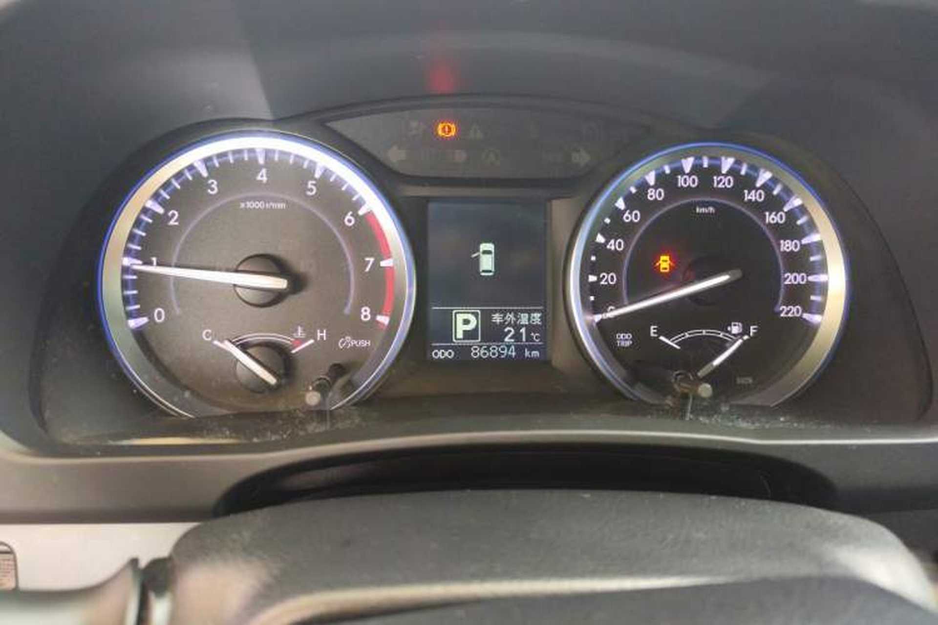 Used Toyota Highlander 2017 2.0T Two-Wheel Drive Luxury Edition 7 Seats Instrument Cluster