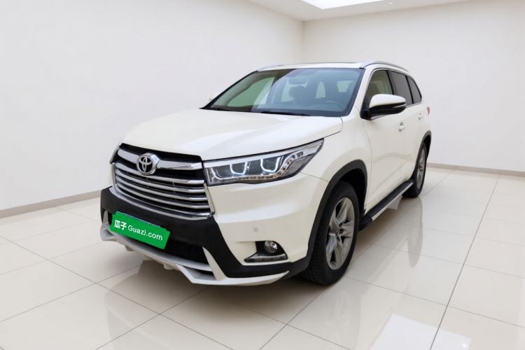 Used Toyota Highlander 2017 2.0T Four-Wheel Drive Luxury Edition 7 Seats Guazi used car, China used car export, Used car for sale, Used cars, Cheapest cars for sale
