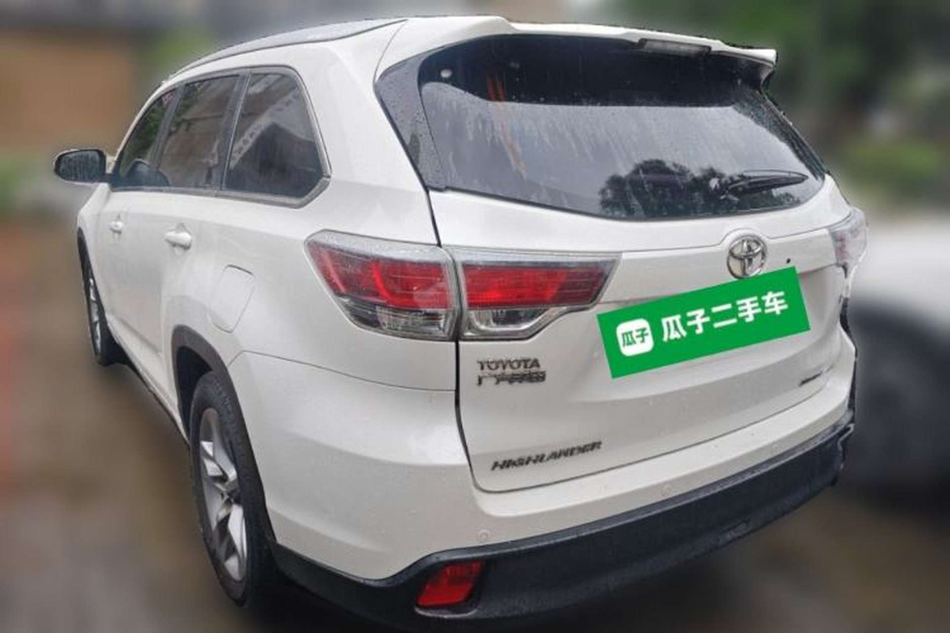 Used Toyota Highlander 2017 2.0T Four-Wheel Drive Ultimate Edition 7 Seats Rear Left 45 Deg