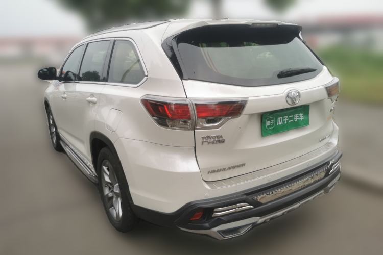Used Toyota Highlander 2017 2.0T Four-Wheel Drive Luxury Edition 7 Seats Rear Left 45 Deg