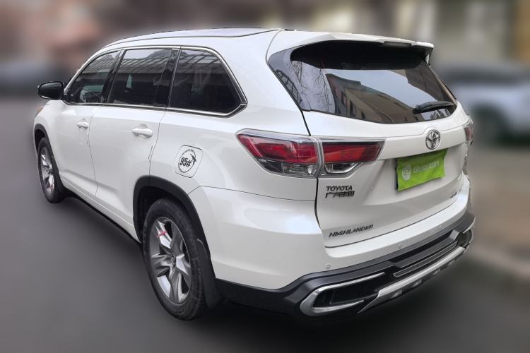 Used Toyota Highlander 2017 2.0T Four-Wheel Drive Luxury Edition 7 Seats Rear Left 45 Deg