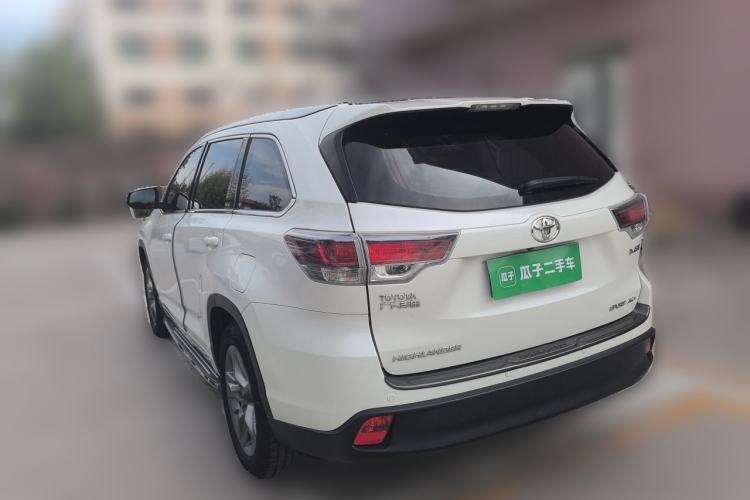 Used Toyota Highlander 2017 2.0T Four-Wheel Drive Luxury Edition 7 Seats Rear Left 45 Deg