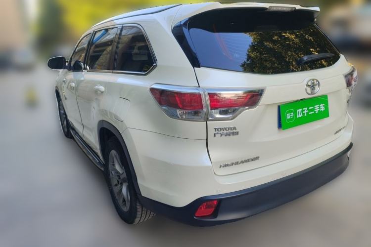 Used Toyota Highlander 2017 2.0T Four-Wheel Drive Luxury Edition 7 Seats Rear Left 45 Deg