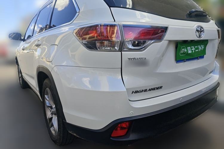 Used Toyota Highlander 2017 2.0T Four-Wheel Drive Luxury Edition 7 Seats Rear Left 45 Deg