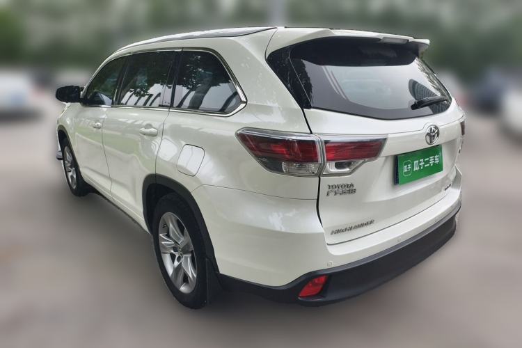 Used Toyota Highlander 2017 2.0T Four-Wheel Drive Luxury Edition 7 Seats Rear Left 45 Deg