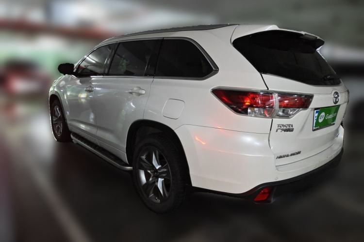 Used Toyota Highlander 2017 2.0T Four-Wheel Drive Luxury Edition 7 Seats Rear Left 45 Deg