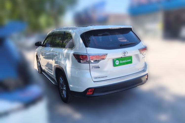 Used Toyota Highlander 2017 2.0T Four-Wheel Drive Luxury Edition 7 Seats Rear Left 45 Deg