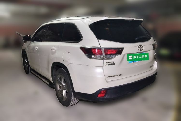 Used Toyota Highlander 2017 2.0T Four-Wheel Drive Luxury Edition 7 Seats Rear Left 45 Deg