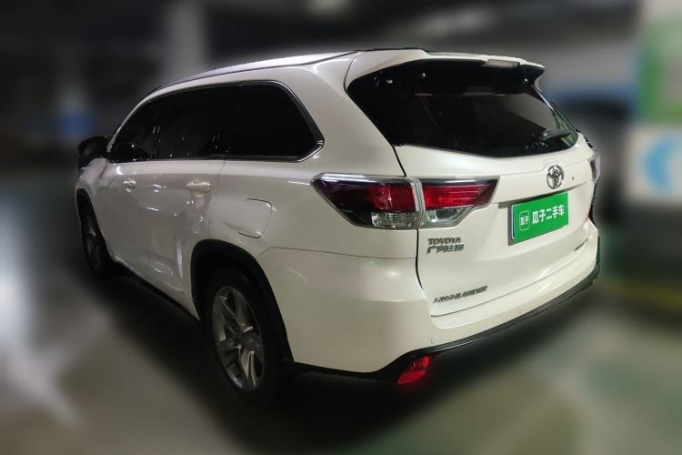 Used Toyota Highlander 2017 2.0T Four-Wheel Drive Ultimate Edition 7 Seats Rear Left 45 Deg