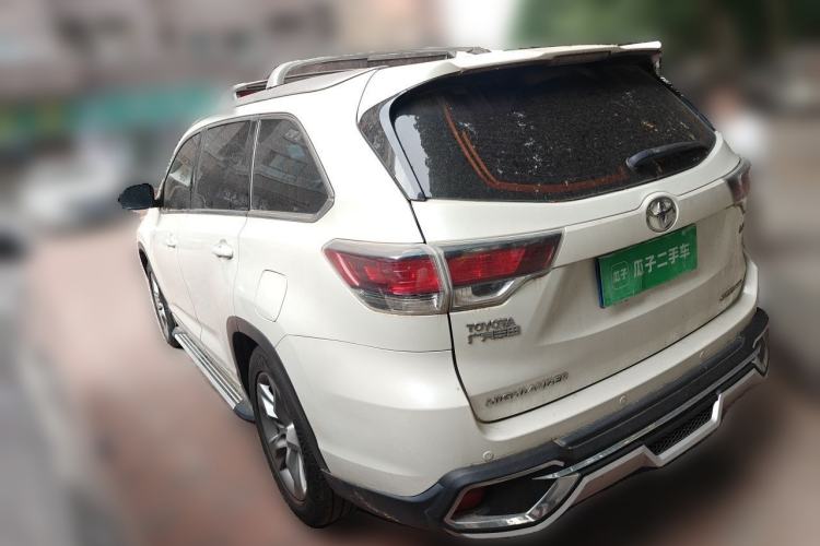 Used Toyota Highlander 2017 2.0T Four-Wheel Drive Luxury Edition 7 Seats Rear Left 45 Deg