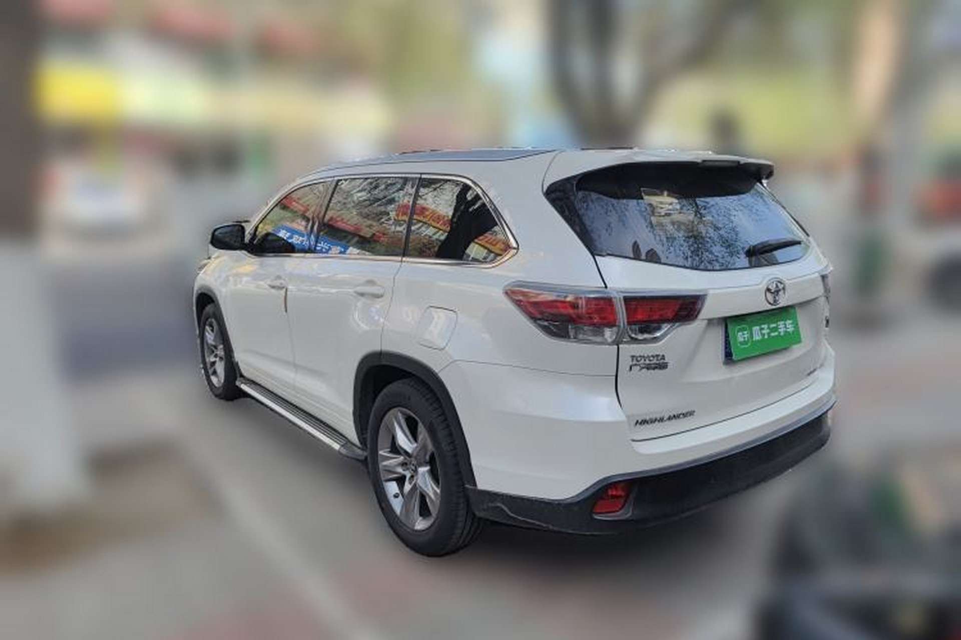 Used Toyota Highlander 2017 2.0T Four-Wheel Drive Luxury Edition 7 Seats Rear Left 45 Deg