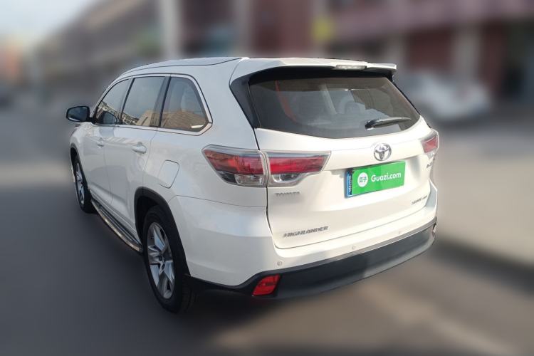 Used Toyota Highlander 2017 2.0T Four-Wheel Drive Luxury Edition 7 Seats Rear Left 45 Deg