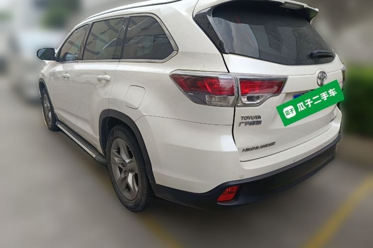Used Toyota Highlander 2017 2.0T Four-Wheel Drive Luxury Edition 7 Seats Rear Left 45 Deg