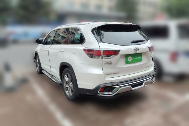 Used Toyota Highlander 2017 2.0T Four-Wheel Drive Luxury Edition 7 Seats Rear Left 45 Deg