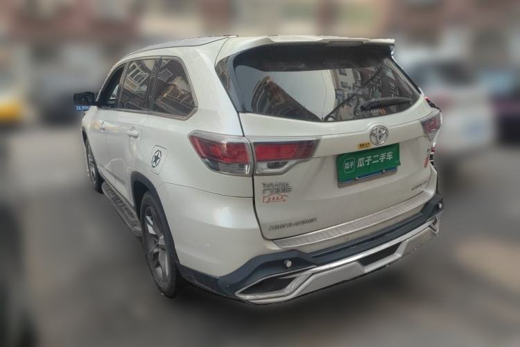 Used Toyota Highlander 2017 2.0T Four-Wheel Drive Luxury Edition 7 Seats Rear Left 45 Deg