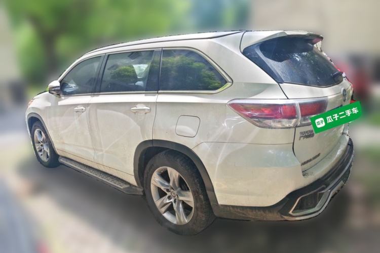 Used Toyota Highlander 2017 2.0T Four-Wheel Drive Luxury Edition 7 Seats Rear Left 45 Deg