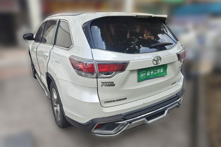Used Toyota Highlander 2017 2.0T Four-Wheel Drive Luxury Edition 7 Seats Rear Left 45 Deg