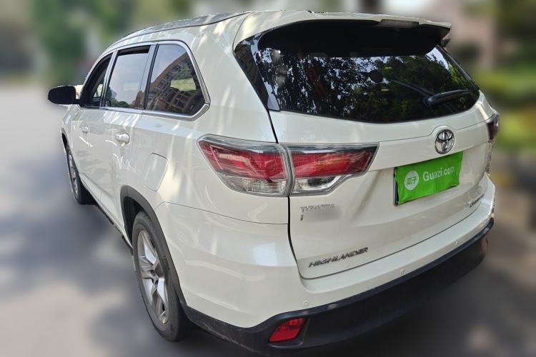 Used Toyota Highlander 2017 2.0T Four-Wheel Drive Luxury Edition 7 Seats Rear Left 45 Deg