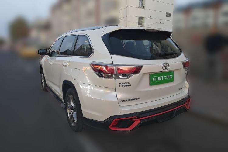 Used Toyota Highlander 2017 2.0T Four-Wheel Drive Luxury Edition 7 Seats Rear Left 45 Deg