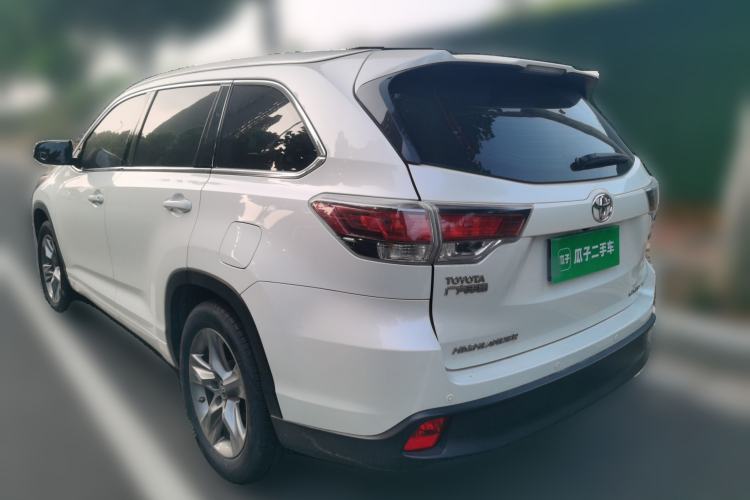 Used Toyota Highlander 2017 2.0T Four-Wheel Drive Luxury Edition 7 Seats Rear Left 45 Deg