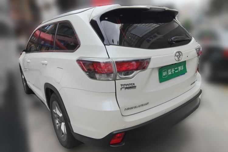 Used Toyota Highlander 2017 2.0T Four-Wheel Drive Ultimate Edition 7 Seats Rear Left 45 Deg