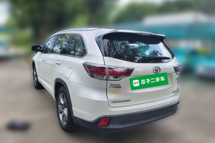 Used Toyota Highlander 2017 2.0T Two-Wheel Drive Luxury Edition 7 Seats Rear Left 45 Deg