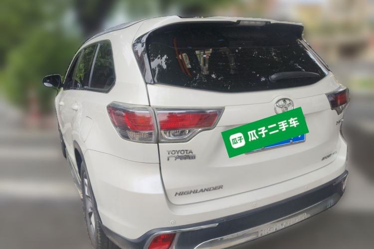 Used Toyota Highlander 2017 2.0T Four-Wheel Drive Luxury Edition 7 Seats Rear Left 45 Deg