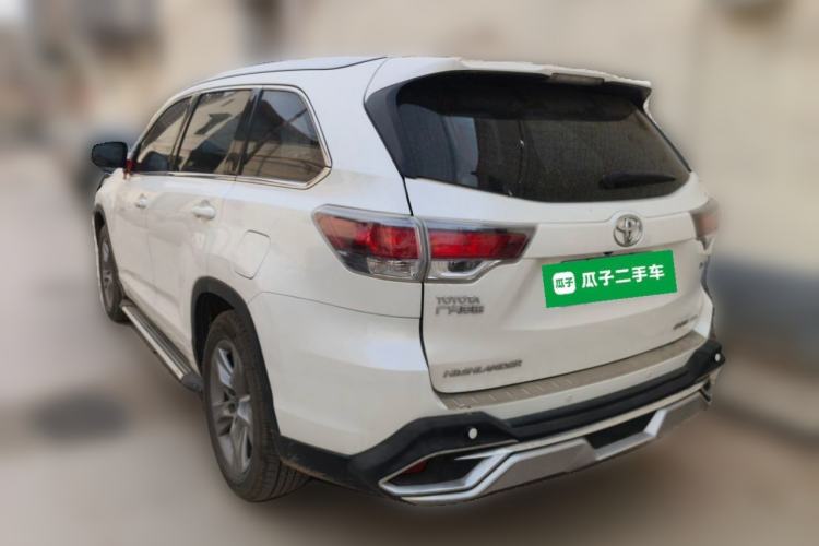 Used Toyota Highlander 2017 2.0T Four-Wheel Drive Luxury Edition 7 Seats Rear Left 45 Deg