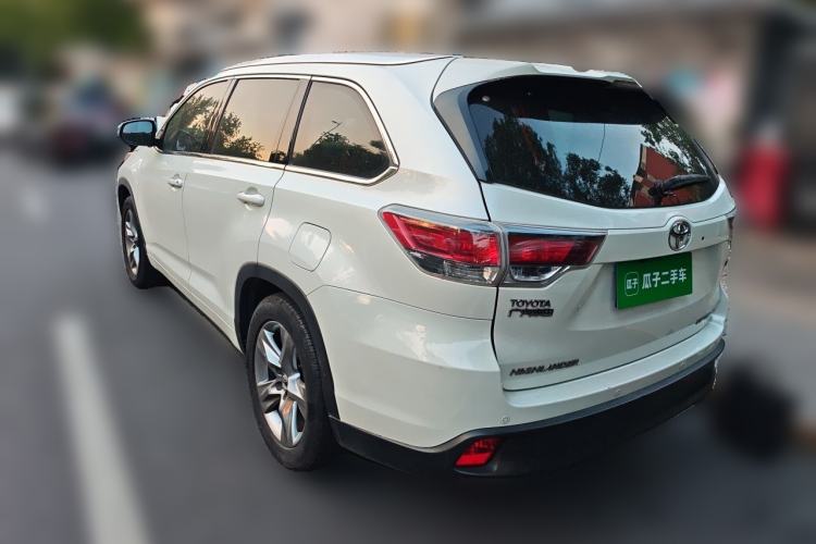 Used Toyota Highlander 2017 2.0T Four-Wheel Drive Ultimate Edition 7 Seats Rear Left 45 Deg