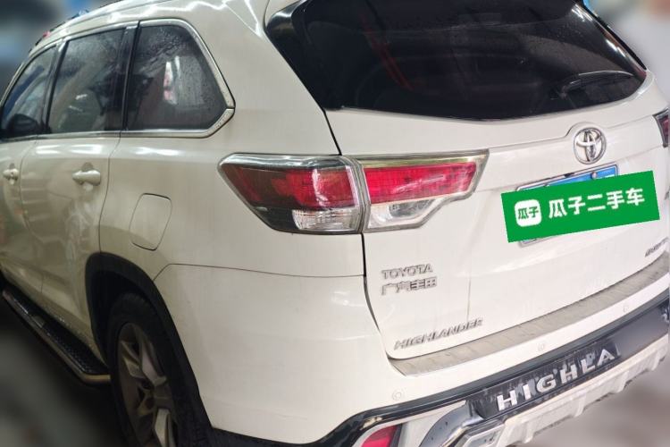 Used Toyota Highlander 2017 2.0T Four-Wheel Drive Luxury Edition 7 Seats Rear Left 45 Deg