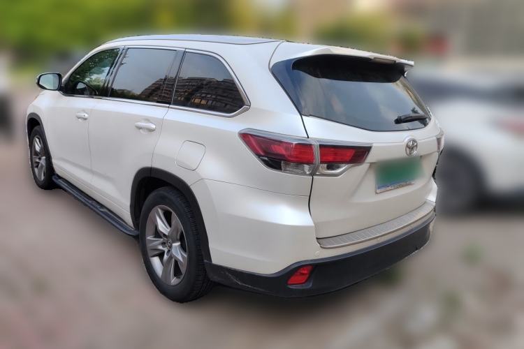 Used Toyota Highlander 2017 2.0T Four-Wheel Drive Luxury Edition 7 Seats Rear Left 45 Deg