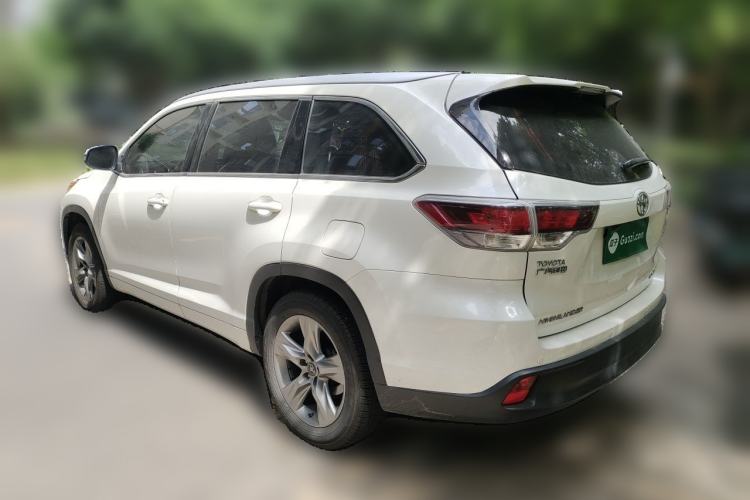 Used Toyota Highlander 2017 2.0T Four-Wheel Drive Luxury Edition 7 Seats Rear Left 45 Deg