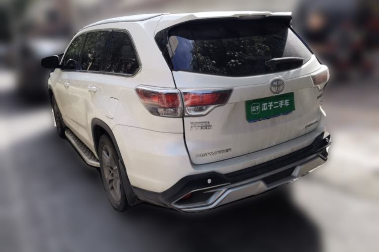 Used Toyota Highlander 2017 2.0T Four-Wheel Drive Luxury Edition 7 Seats Rear Left 45 Deg