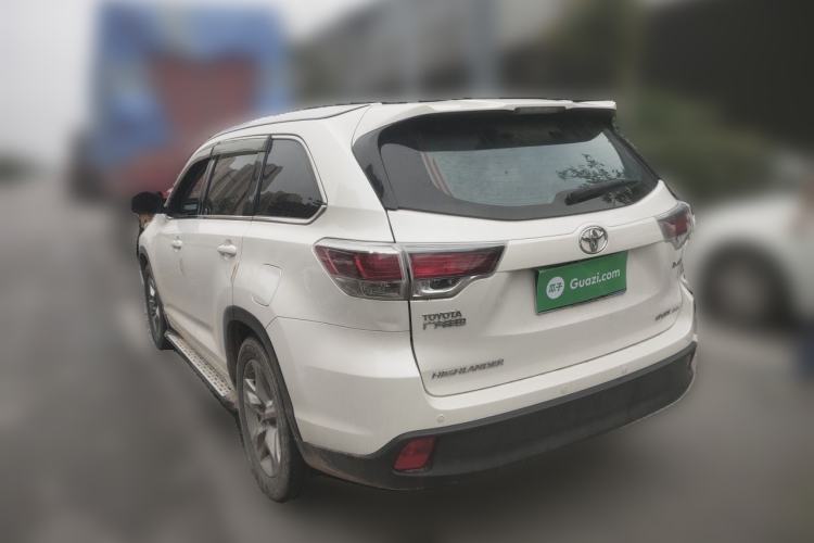 Used Toyota Highlander 2017 2.0T Four-Wheel Drive Luxury Edition 7 Seats Rear Left 45 Deg